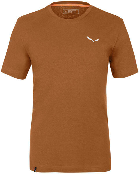 Salewa Puez Dolomites Hemp M - T-shirt -uomo Dark Orange/Orange 50