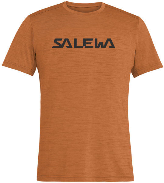 Salewa Puez Hybrid 2 Dry - T-shirt trekking - uomo Orange/Black 50