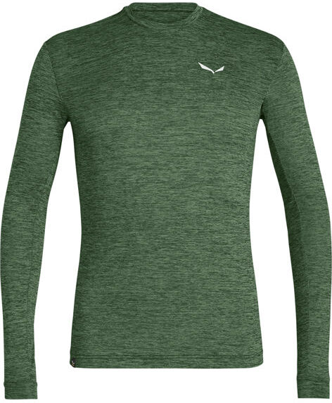 Salewa Puez Melange Dry L/S - maglia a maniche lunghe - uomo Dark Green/White 62