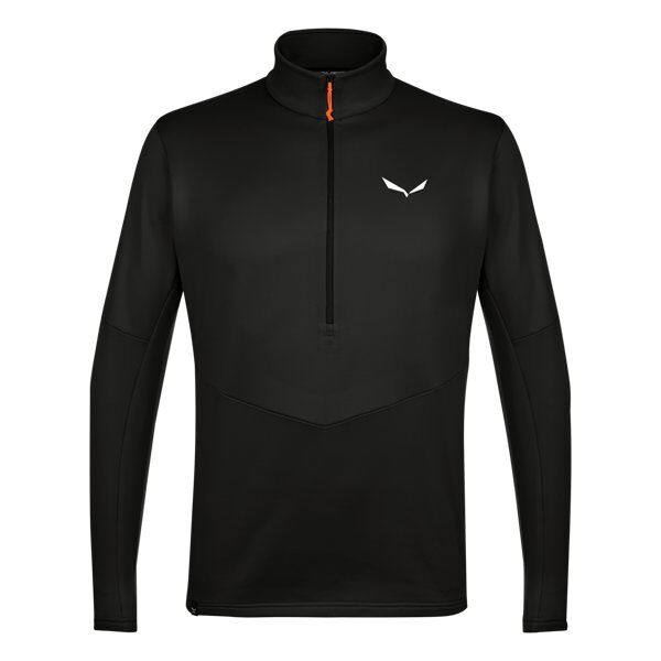 Salewa Puez PL 1/2 Zip M - felpa in pile - uomo Black 48