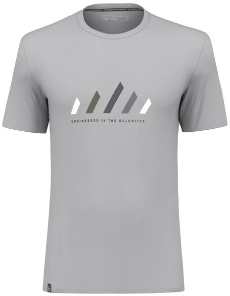 Salewa Pure Stripes Dry W - T-shirt - uomo Light Grey 52