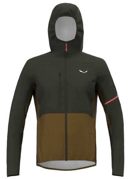 Salewa Vento PTX 2.5L - giacca ciclismo - uomo Dark Green/Brown 46