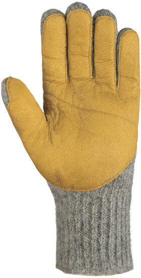 Salewa Walk Wool Leather - guanti Grey/Yellow XL