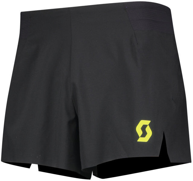 Scott Rc Run Split - pantaloni corti trail running - uomo Black/Yellow S