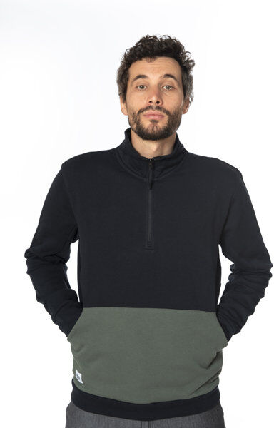 Snap Zip Up - felpa - uomo Black L