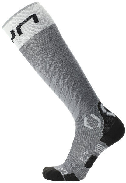 Uyn Ski One Merino - calze da sci - uomo Grey/White 35/38