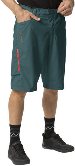 Vaude Ledro - pantaloncino bici mtb - uomo Green/Red S