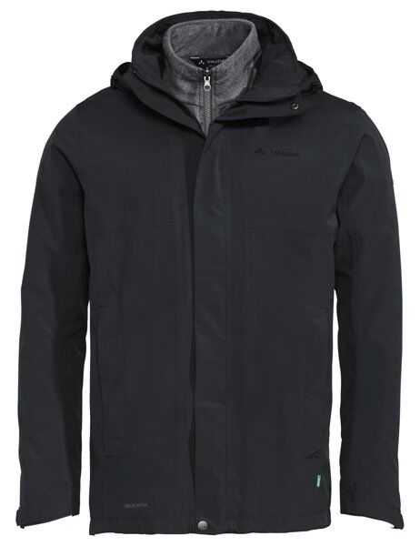 Vaude M Rosemoor 3in1 II - giacca trekking - uomo Black/Grey 2XL