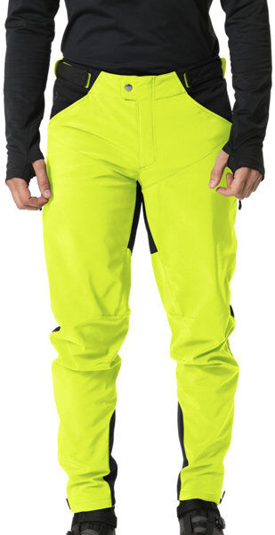 Vaude Qimsa Softshell II - pantaloni lunghi MTB - uomo Yellow/Black M