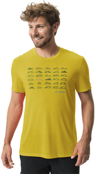 Vaude Tekoa II - T-shirt - uomo Yellow XL