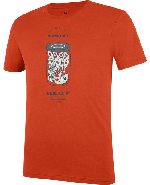 Wild Country Flow M - T-shirt arrampicata - uomo Orange/White/Grey S