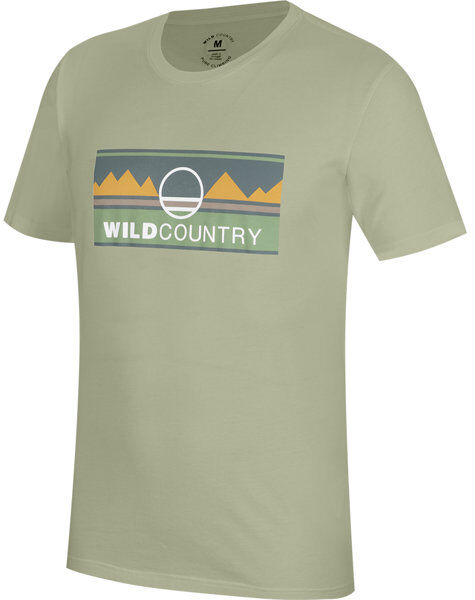 Wild Country Heritage - T-shirt arrampicata - uomo Light Green/Blue M
