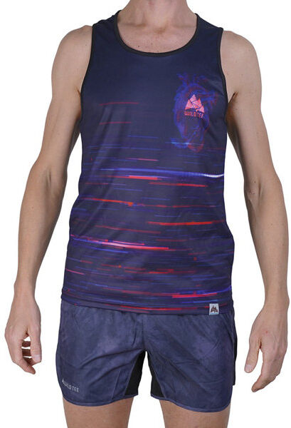 Tee Glitch - top trail running - uomo Blue XL