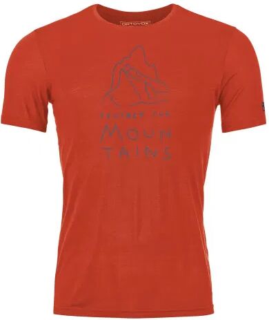 Ortovox Intimo / t-shirt 150 cool mtn protector, t-shirt uomo cengia rossa l