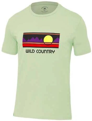 WILD COUNTRY Intimo / t-shirt heritage green-watercolor, maglietta green-watercolor s