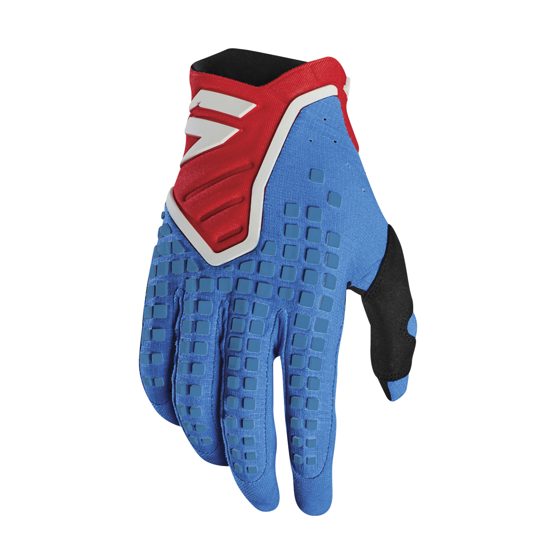 Shift Guanti Cross  3LACK Pro Blu-Rossi