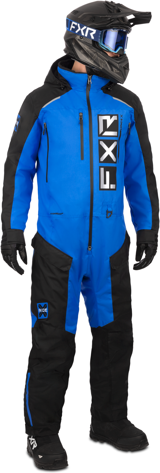 FXR Tuta  Recruit Lite Nero-Blu