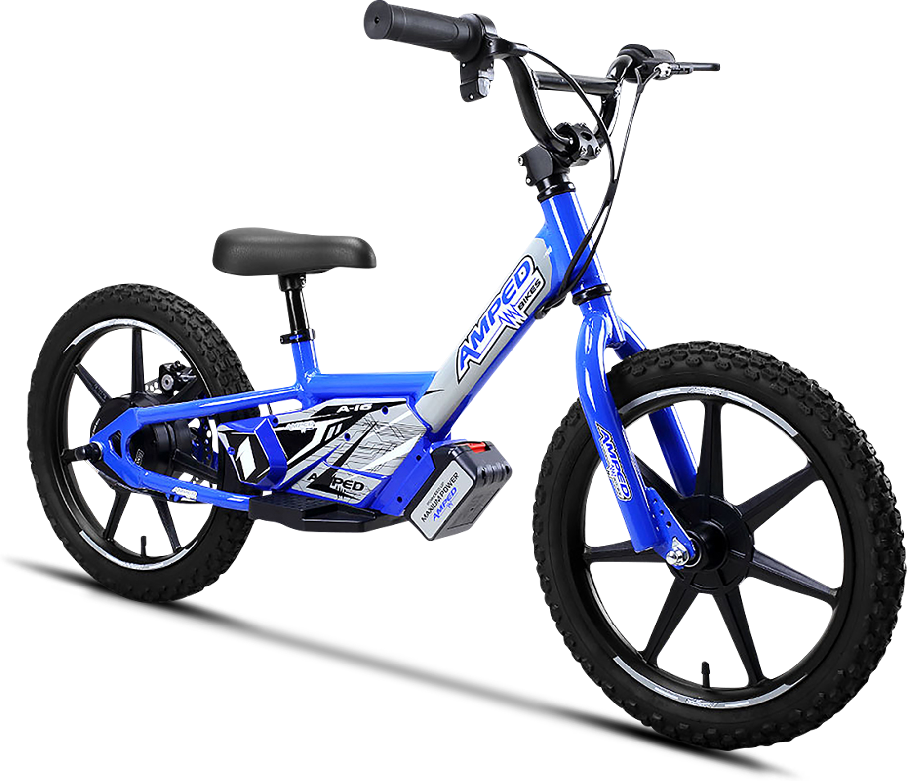 Amped Bici Elettrica Senza Pedali  A16 Blu