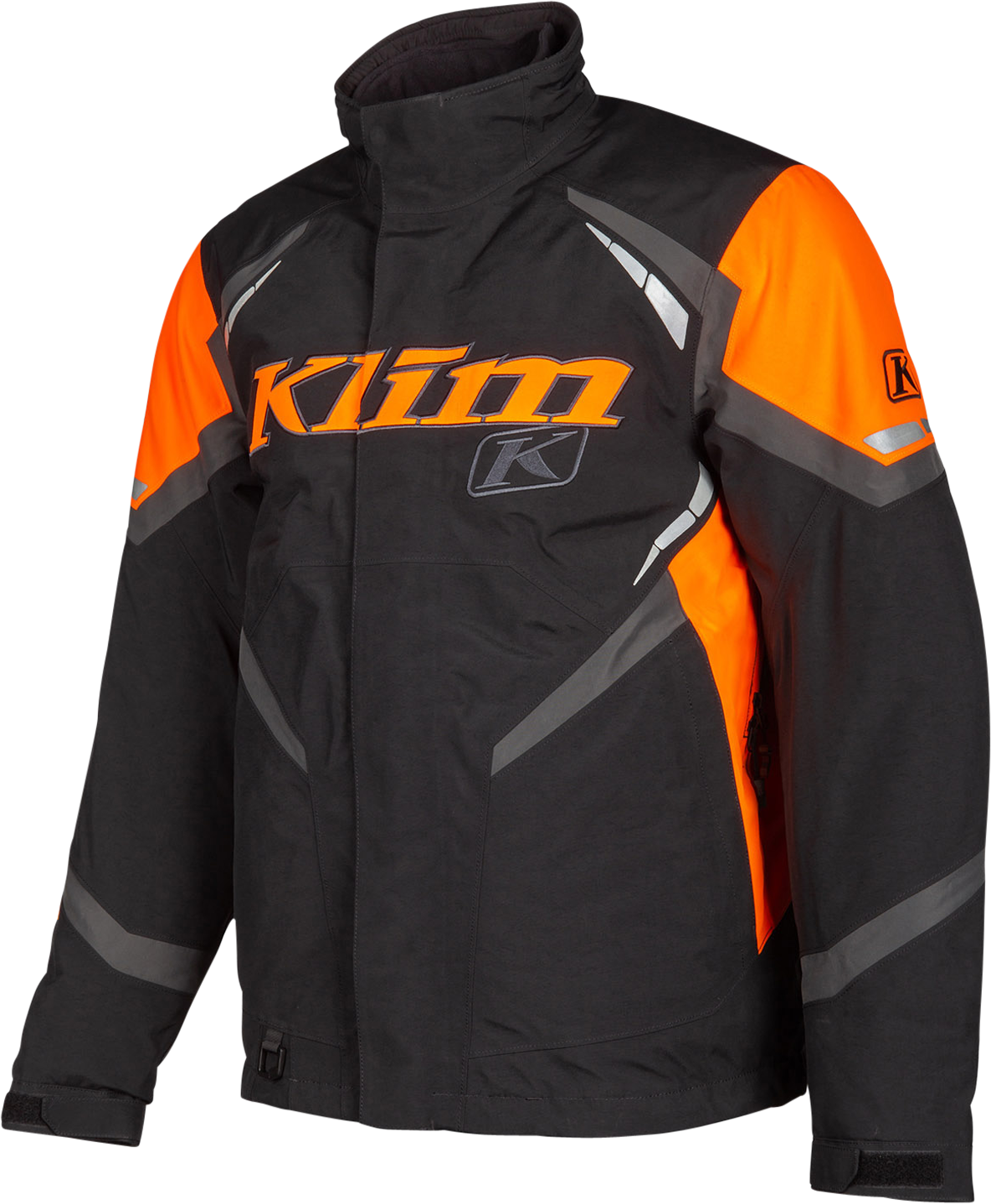 KLIM Giacca Snow  Keweenaw Nero-Strike Arancio