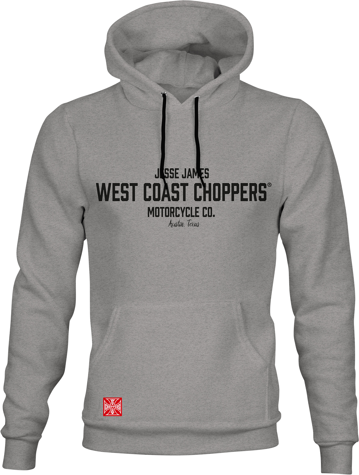 West Coast Choppers Felpa  Austin Grigia