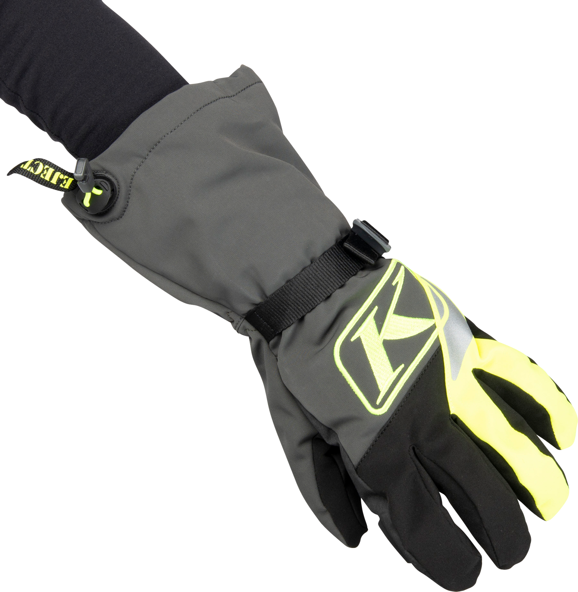 KLIM Guanti Motoslitta  ate Gauntlet Fluo