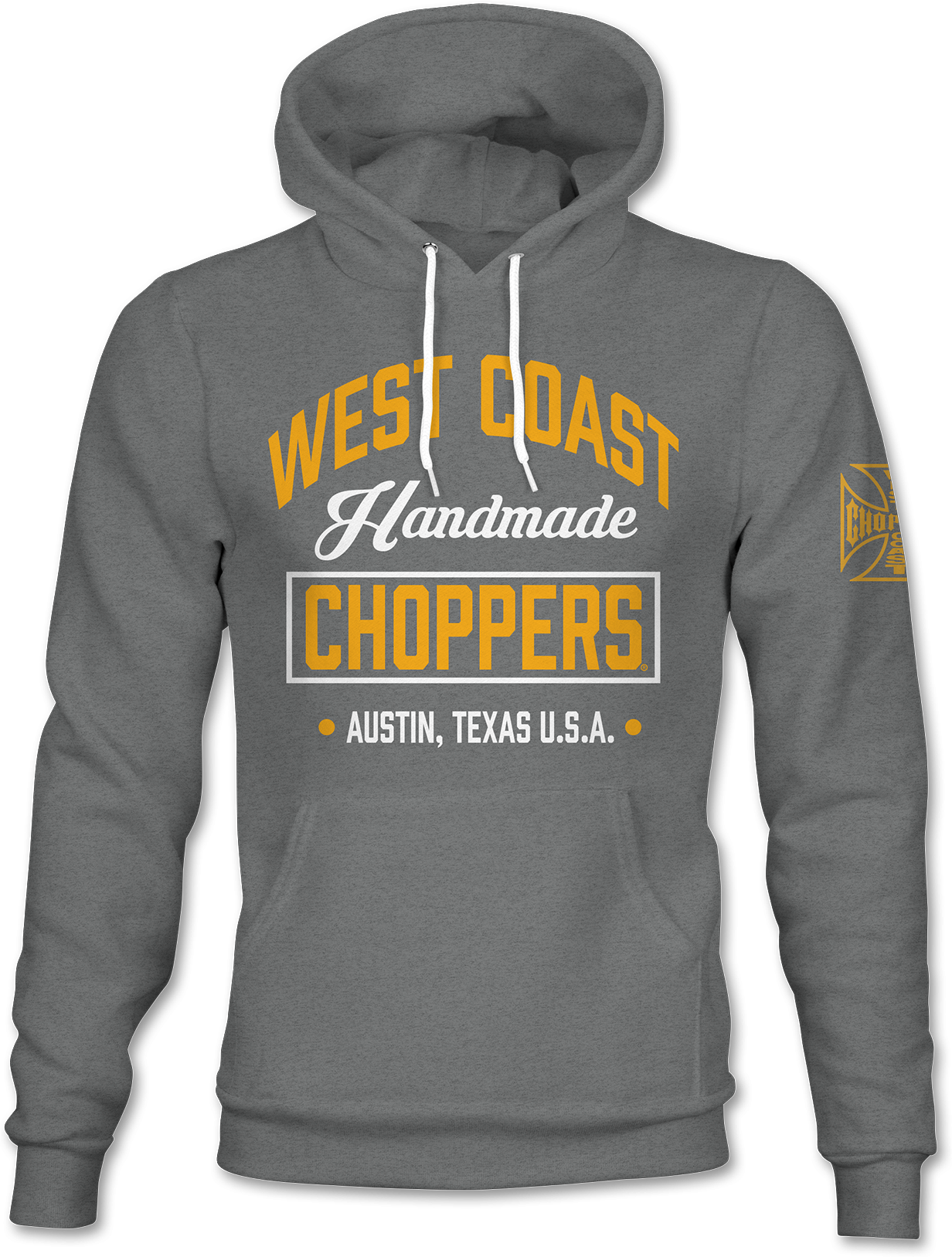 West Coast Choppers Felpa  Handmade Grigia