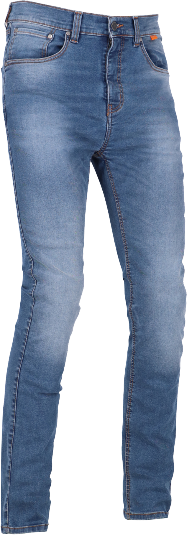 Richa Jeans Moto  Second Skin Corti Slavati Blu