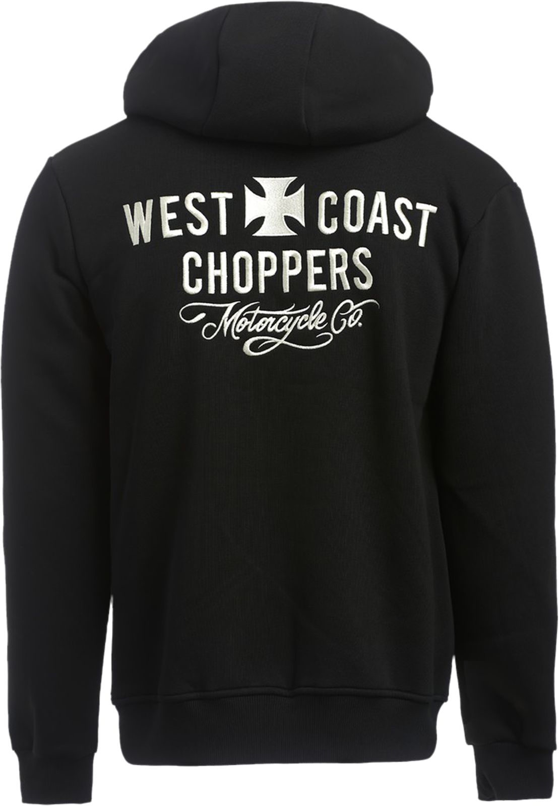 West Coast Choppers Felpa  Motorcycle CO. Zip Nera