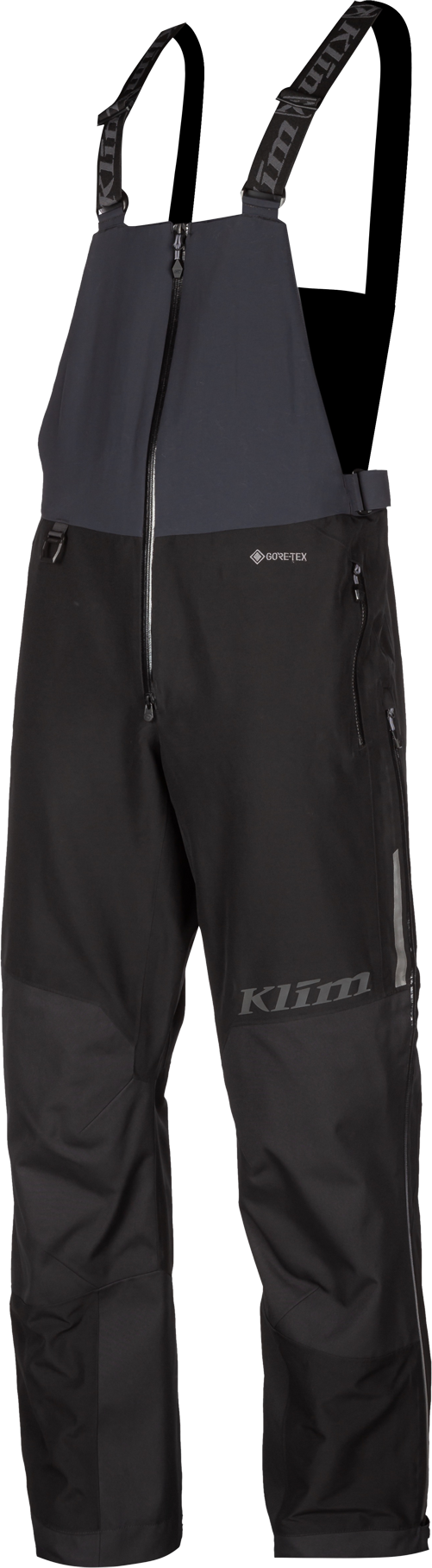 KLIM Salopette  Tomahawk Bib Nero-Nero Metallizzato