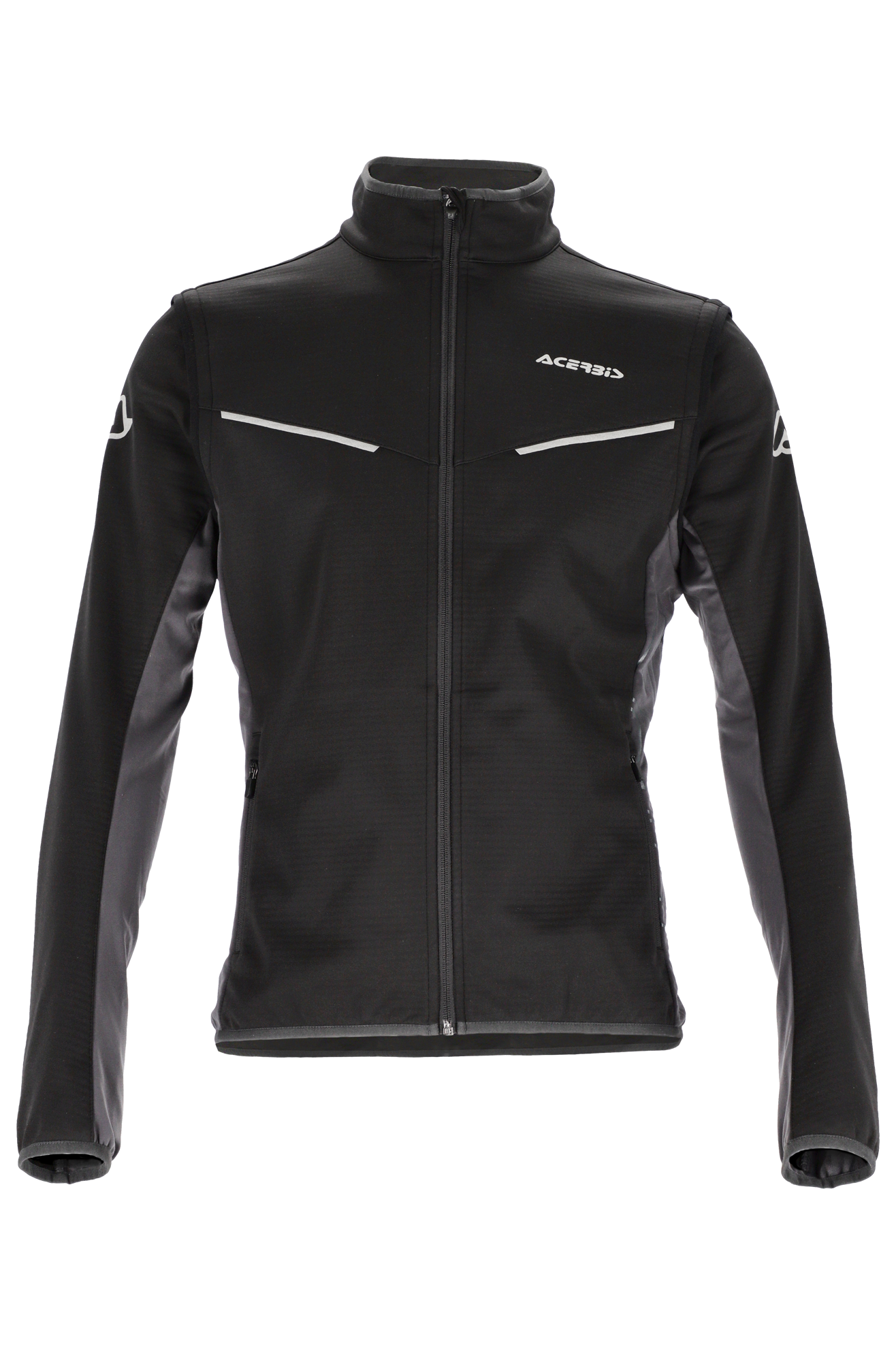 Acerbis Giacca Softshell  Track Nero-Grigio