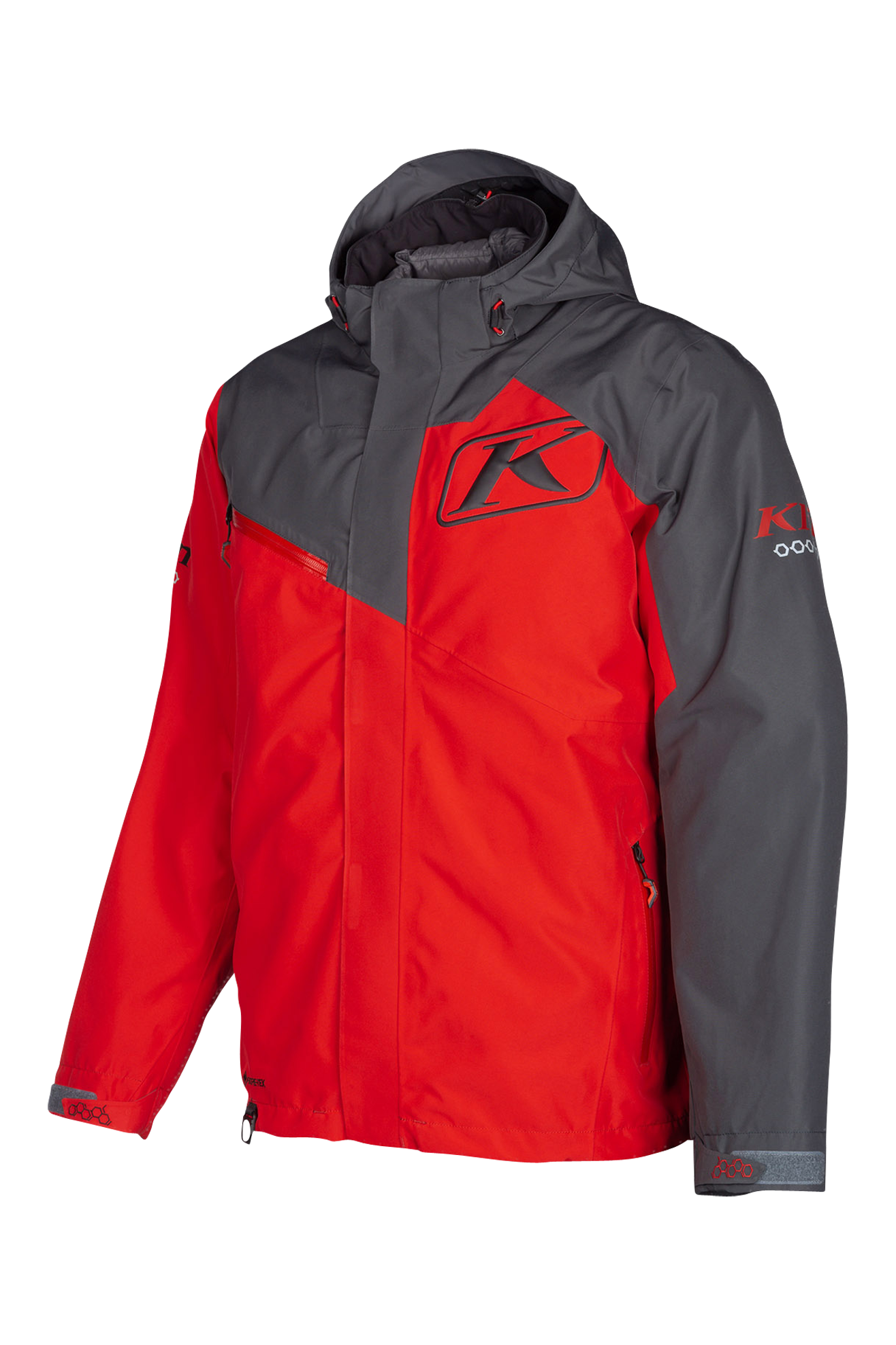 KLIM Giacca Snow  Kompound Rosso-Asfalto