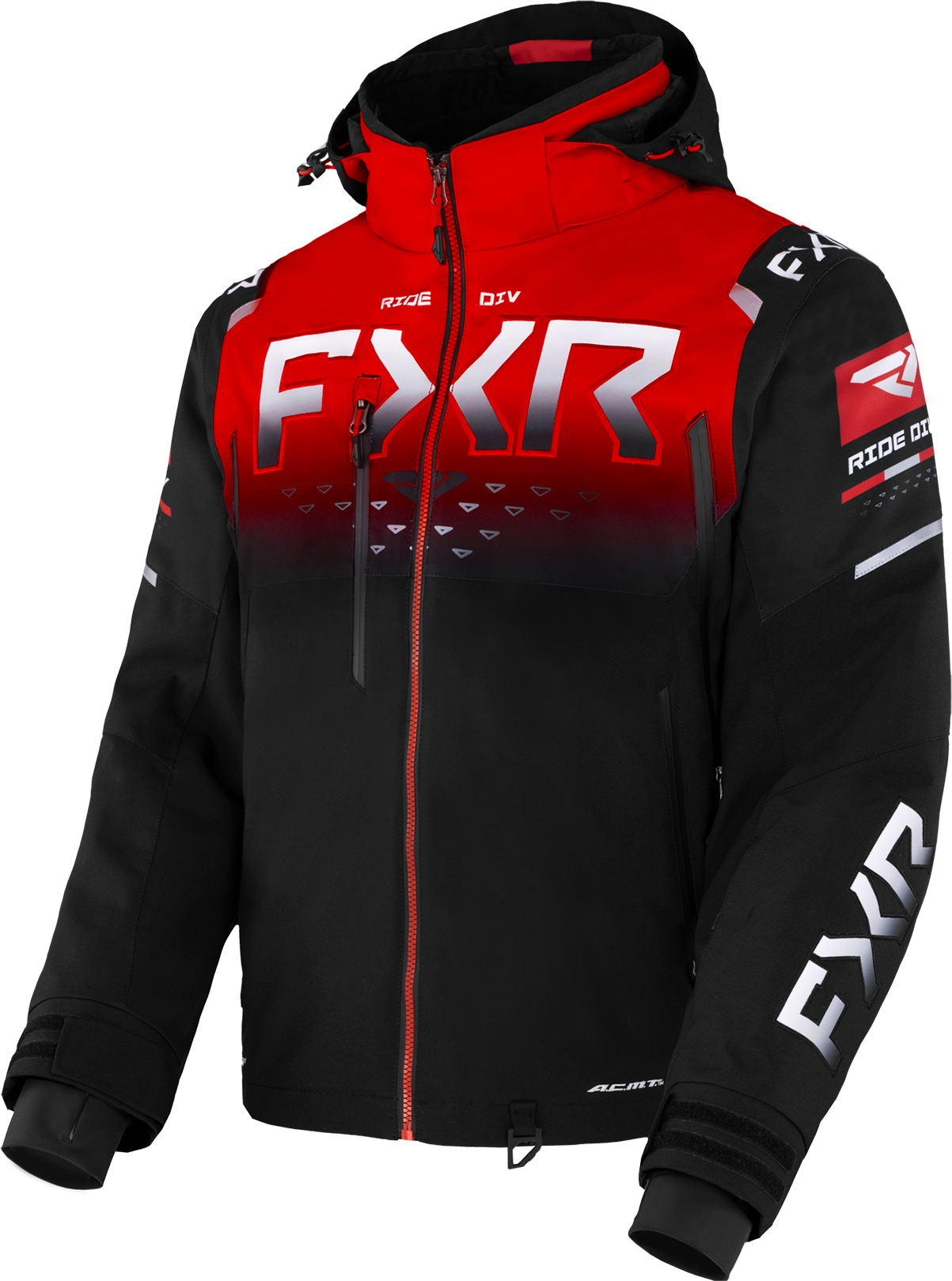 FXR Giacca Snow  Helium X 2-in-1 Nero-Rosso