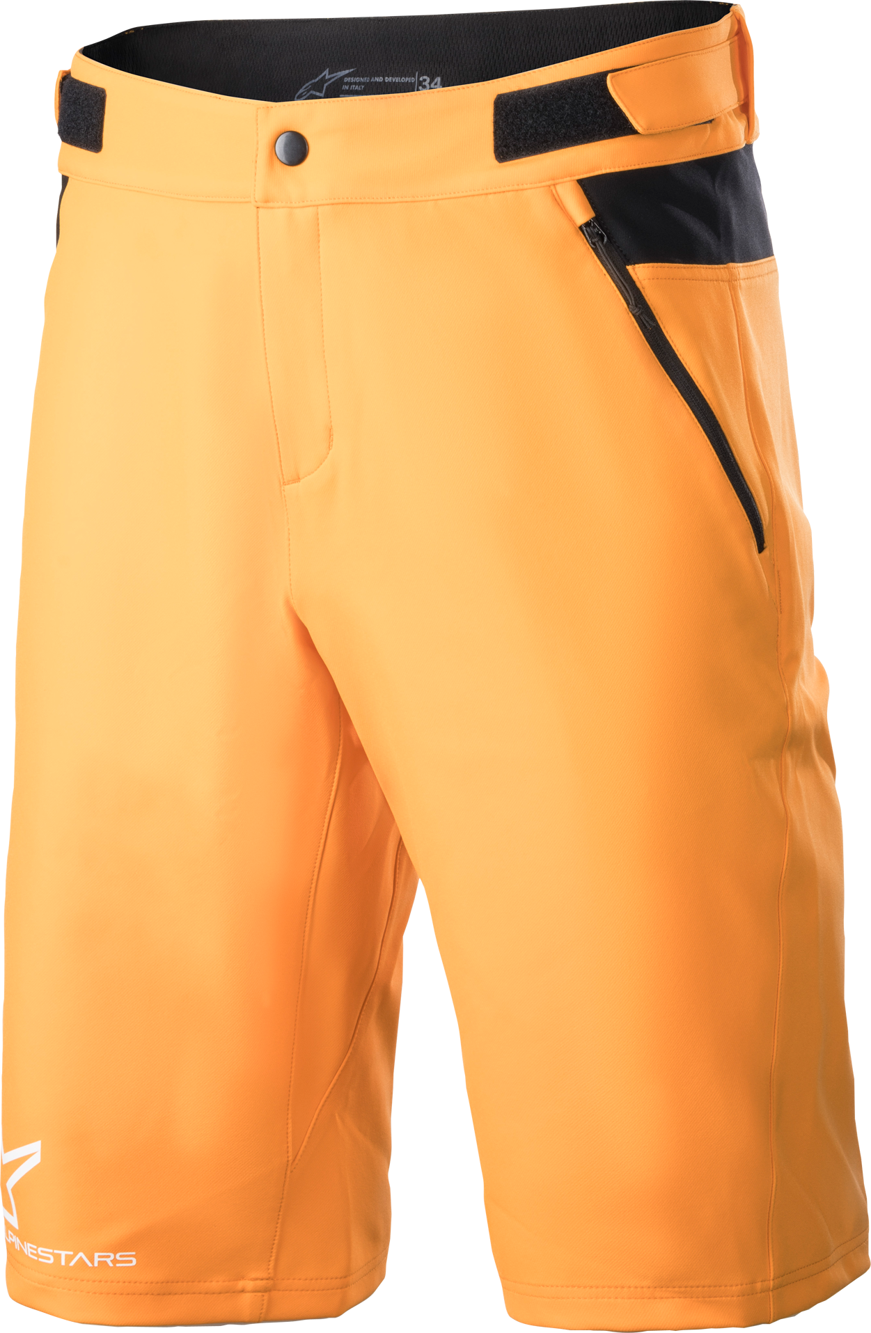 Alpinestars Pantaloncini MTB  Alps 4 Tangerine-Nero