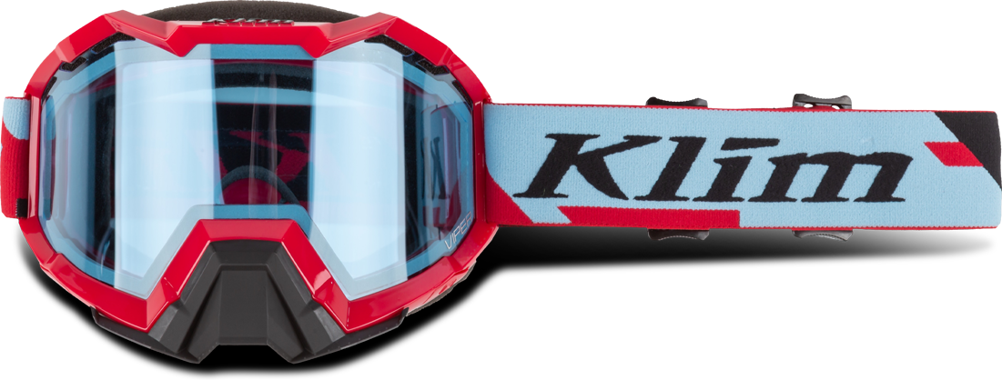 KLIM Maschera Motoslitta  Viper Raid Peperone-Blu Tinta