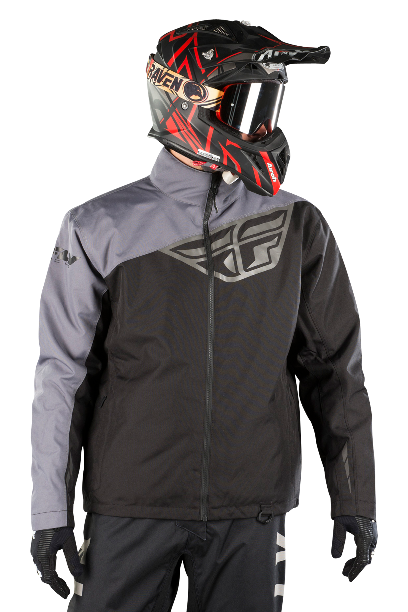 FLY Racing Giacca  Aurora Nero/Grigio