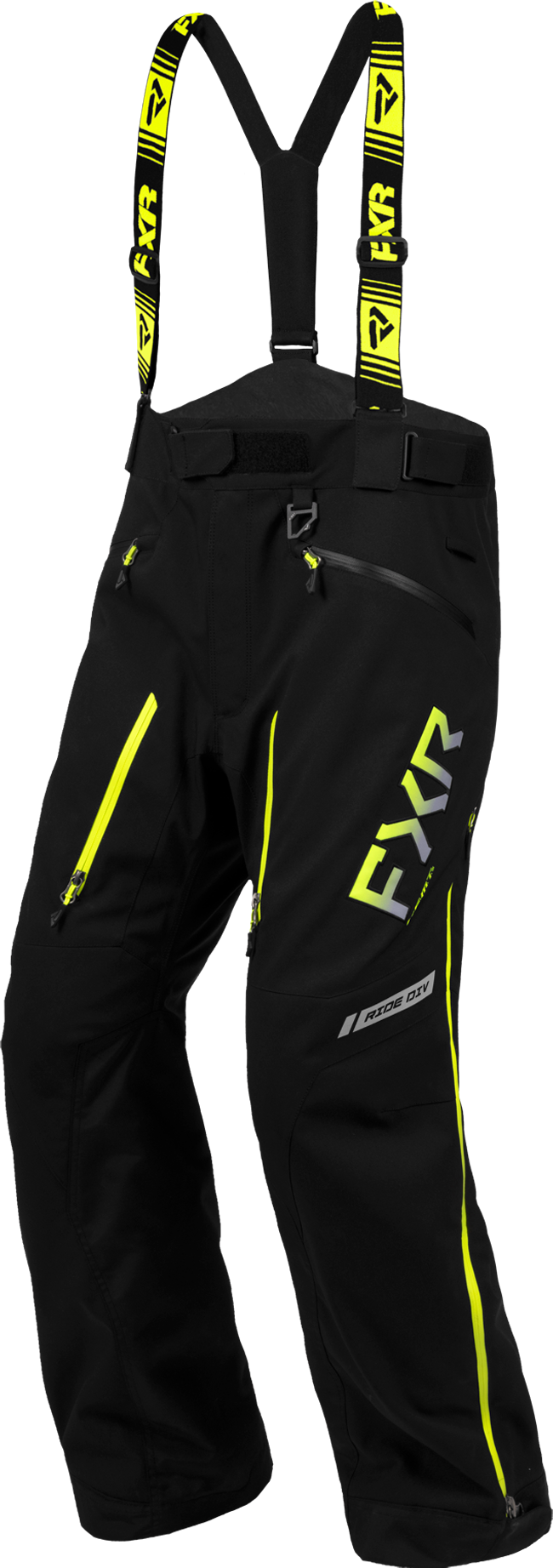 FXR Pantaloni Snow  Helium X Snow Nero-Fluo