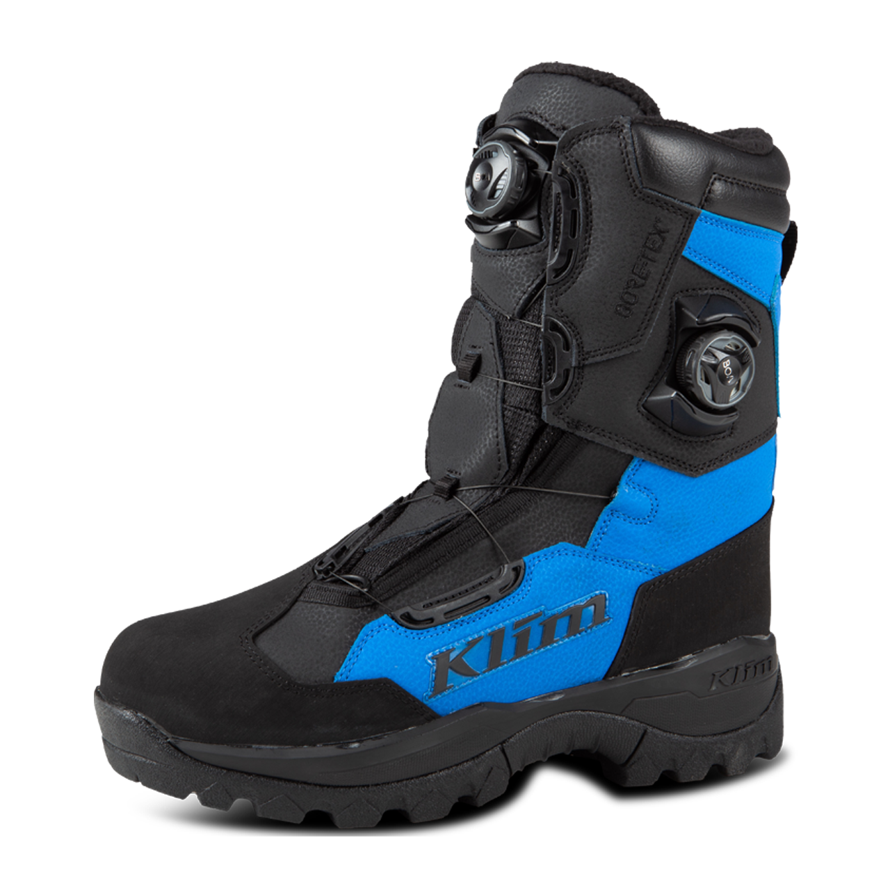 KLIM Stivali Motoslitta  Adrenaline Pro GTX BOA Nero-Blu Elettrico Limone