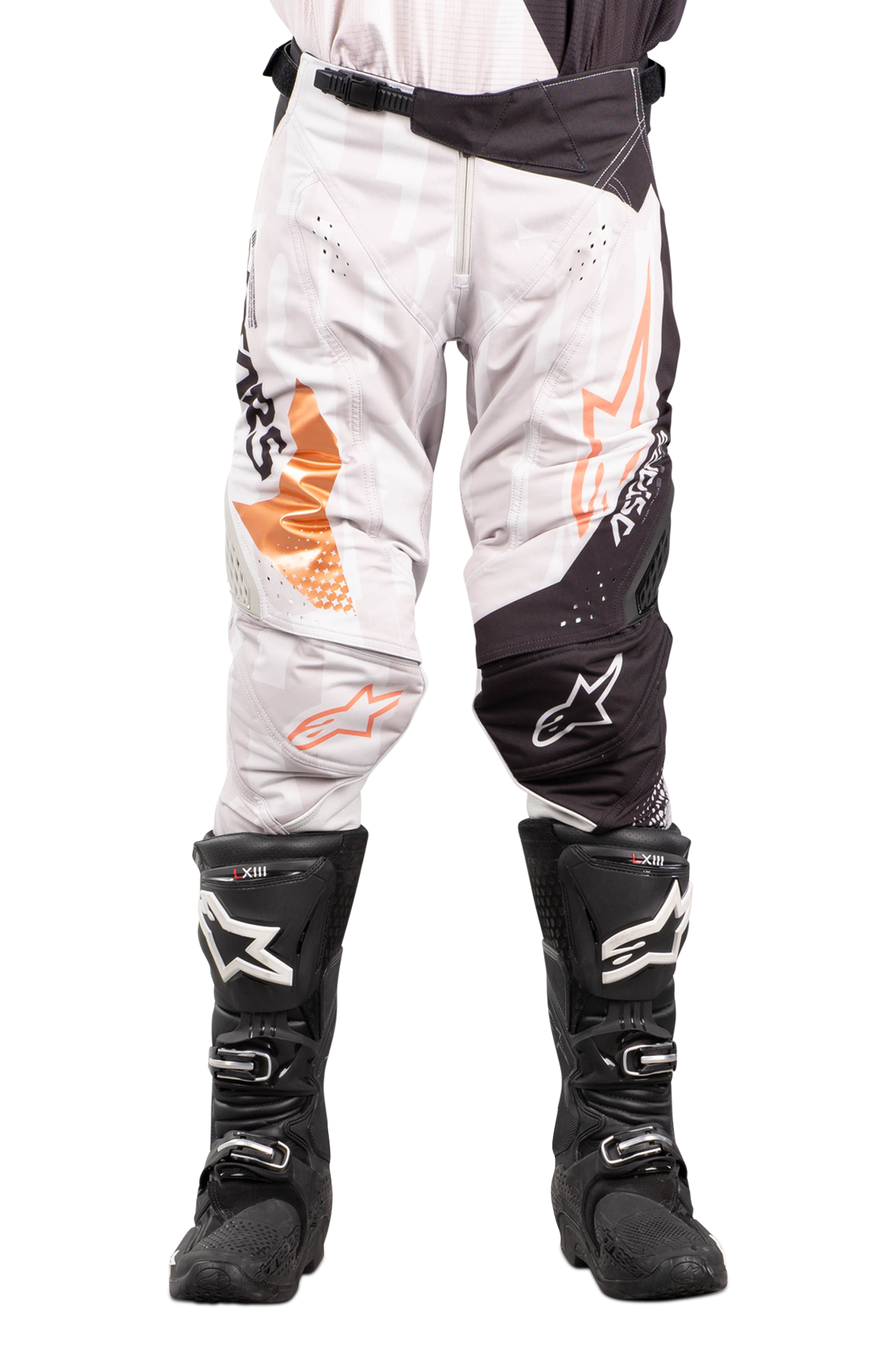 Alpinestars Pantaloni Cross  Techstar Factory Metal Grigio-Nero-Rame