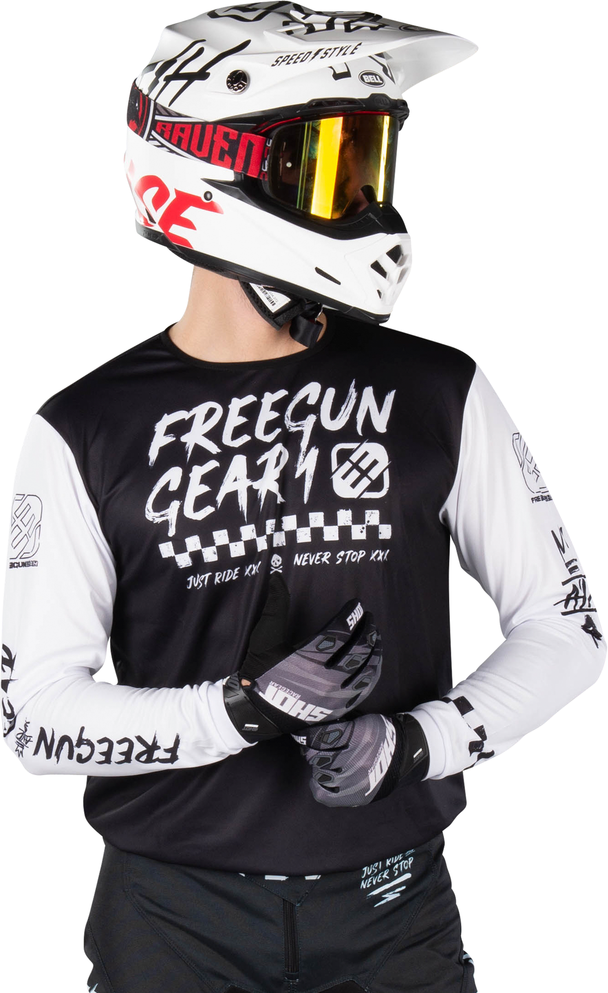 Freegun Maglia Cross  Speed Nera