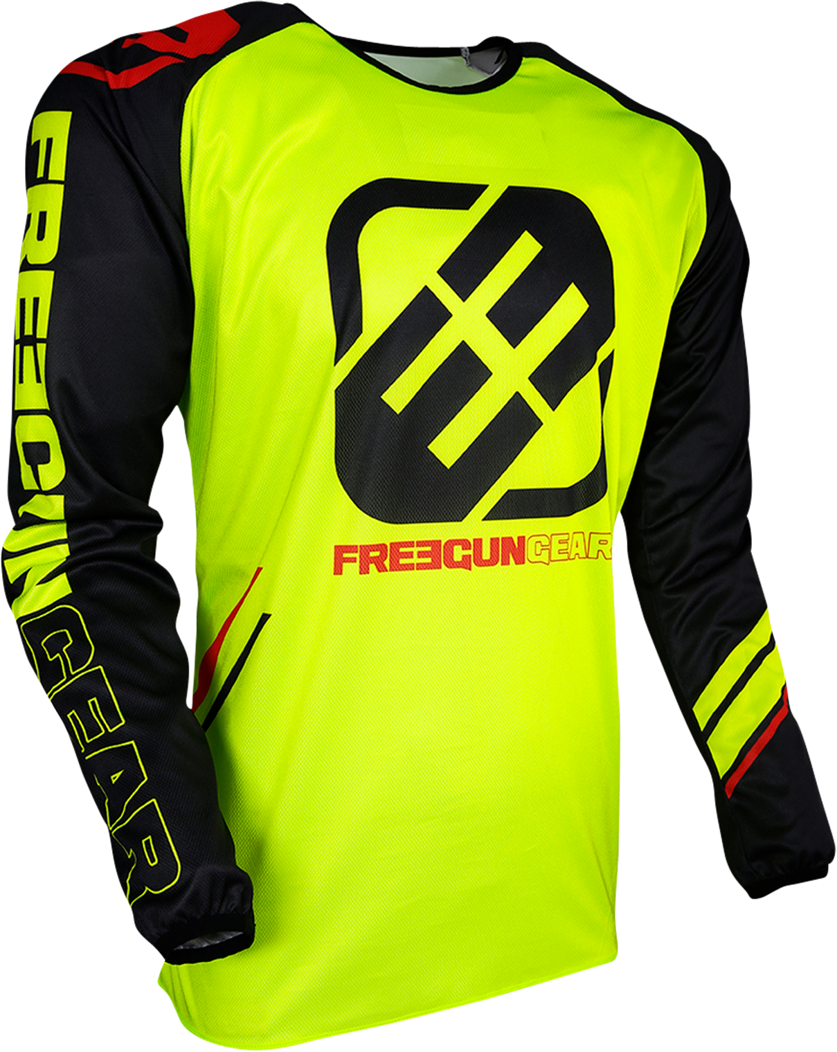 Freegun Maglia Cross  College Giallo Fluo