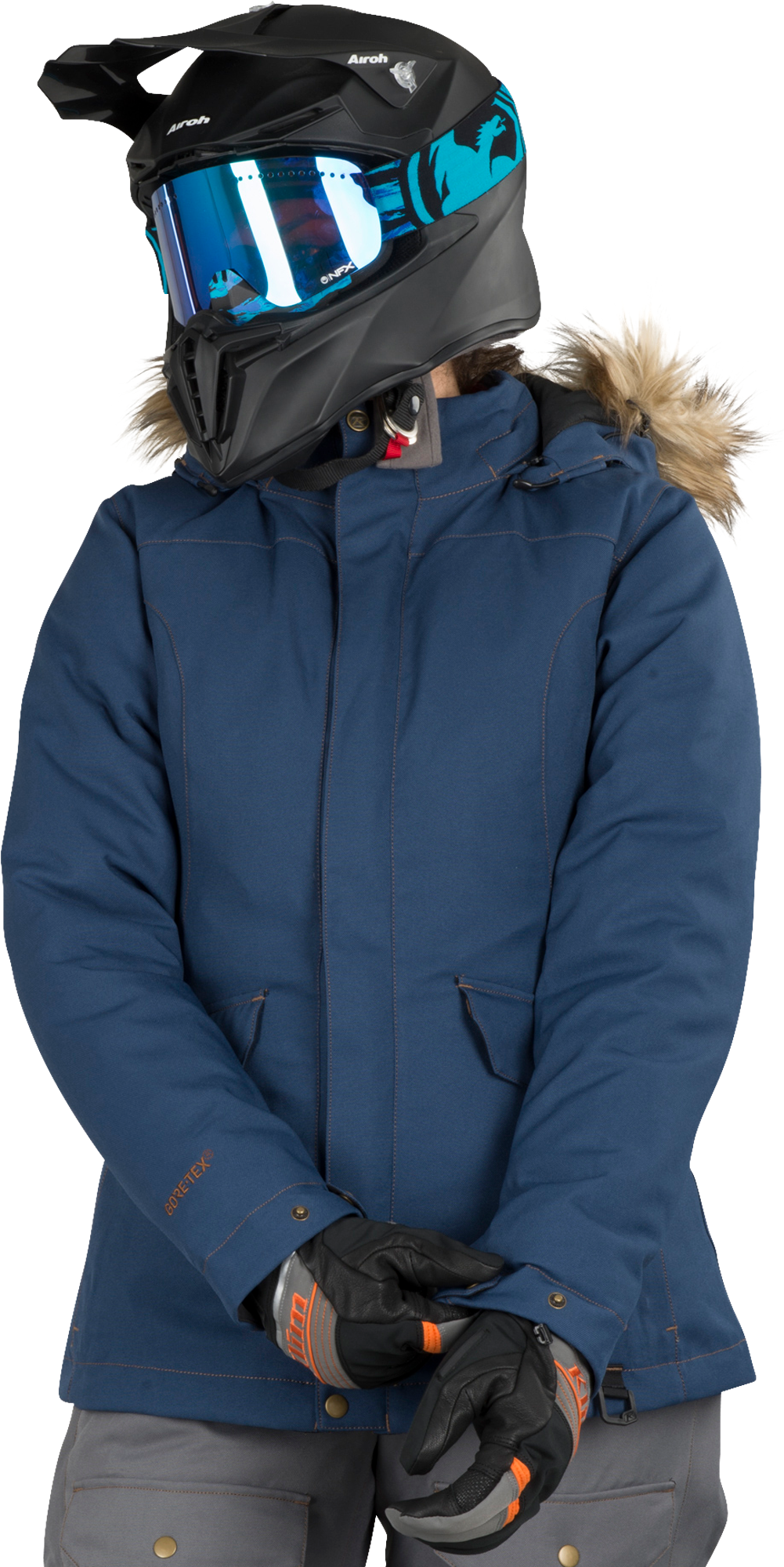 KLIM Giacca Donna  Jackson Parka Blu