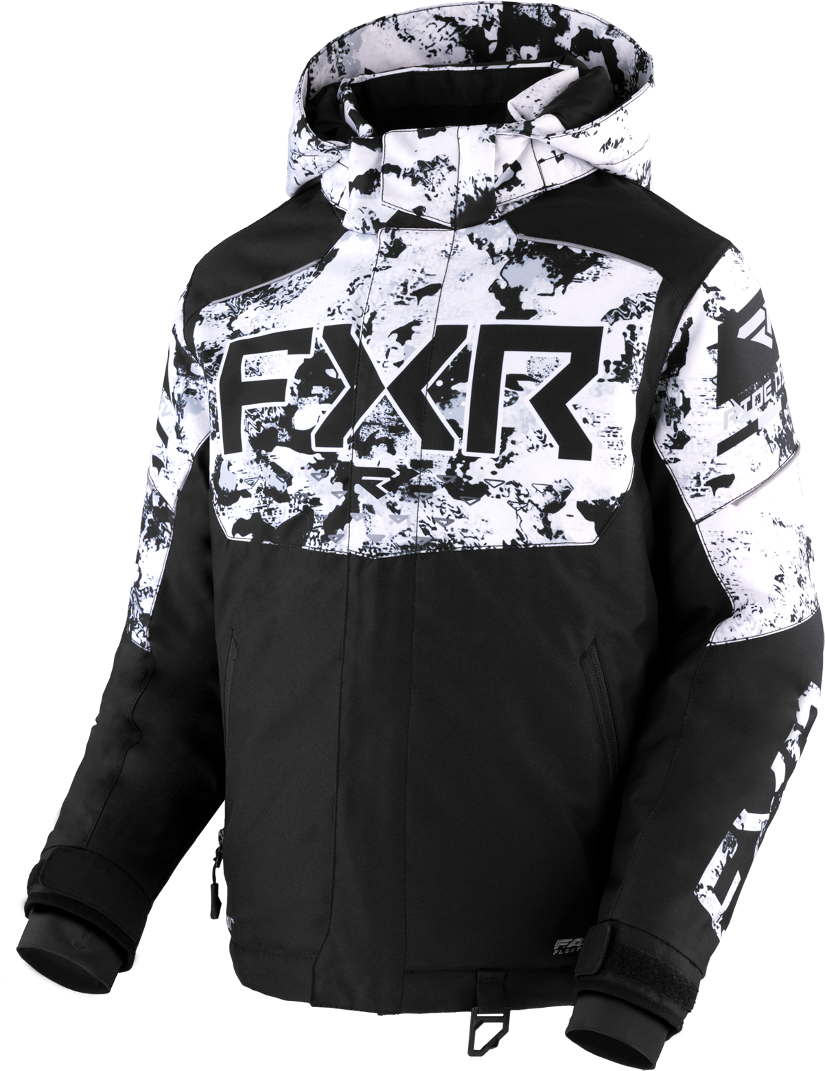 FXR Giacca Snow Bambino  Helium Nero-Bianco Camo