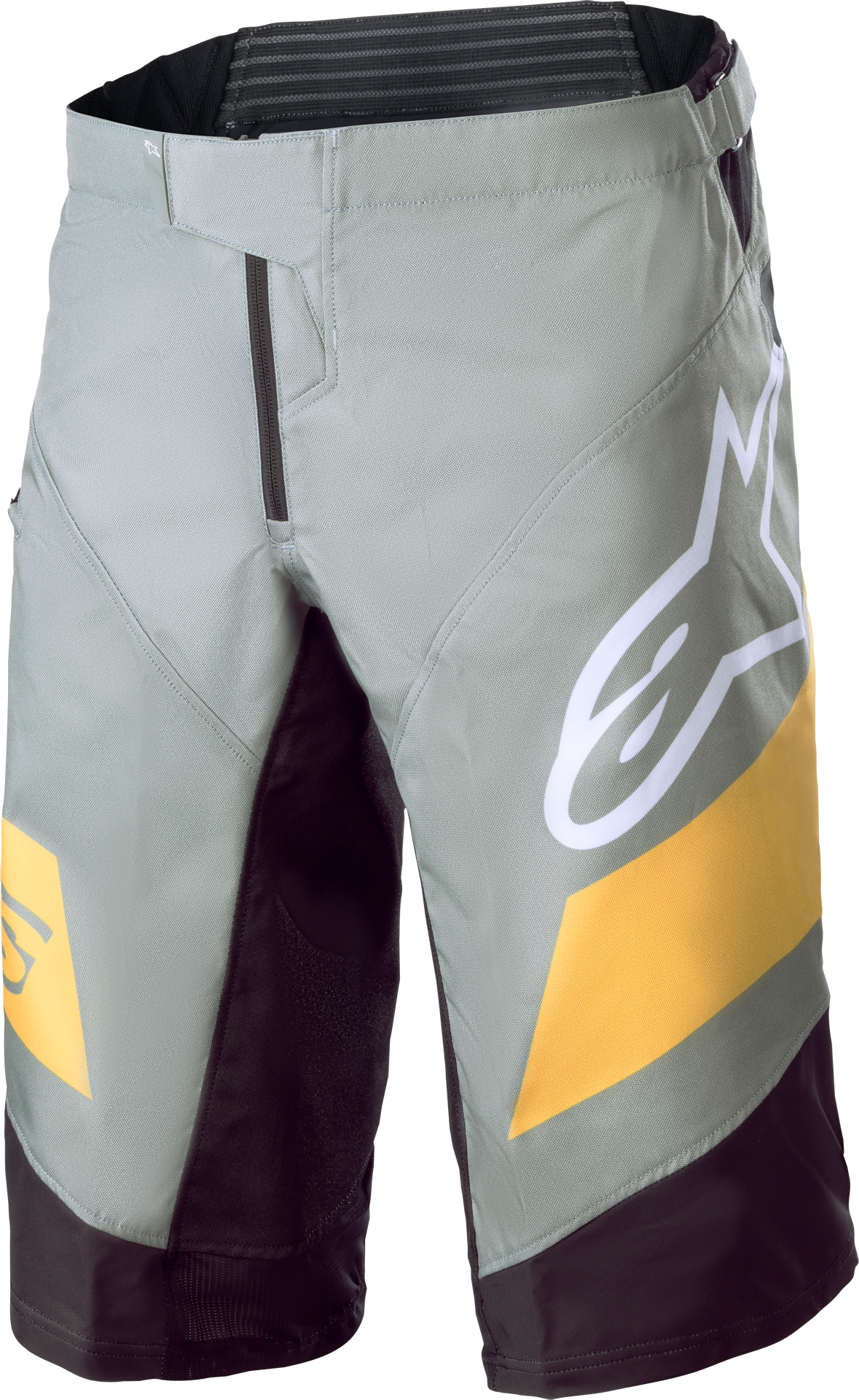 Alpinestars Pantaloncini MTB  Racer Verde-Acciaio-Giallo