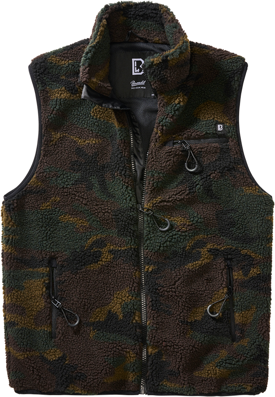 Brandit Gilet  Teddyfleece Woodland