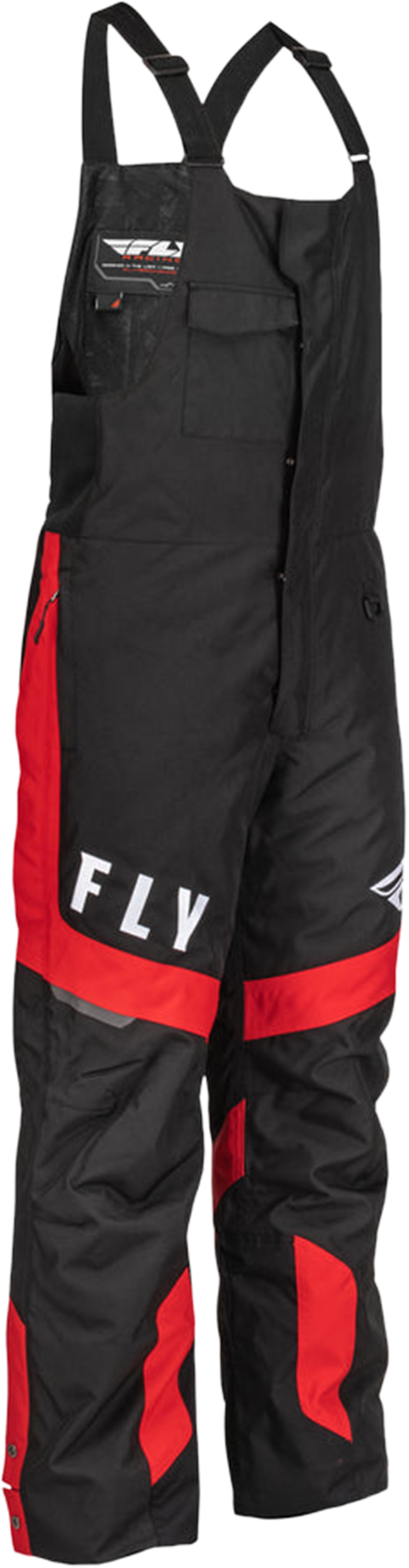 FLY Racing Salopette  OUTPOST Bib Rosso-Nero