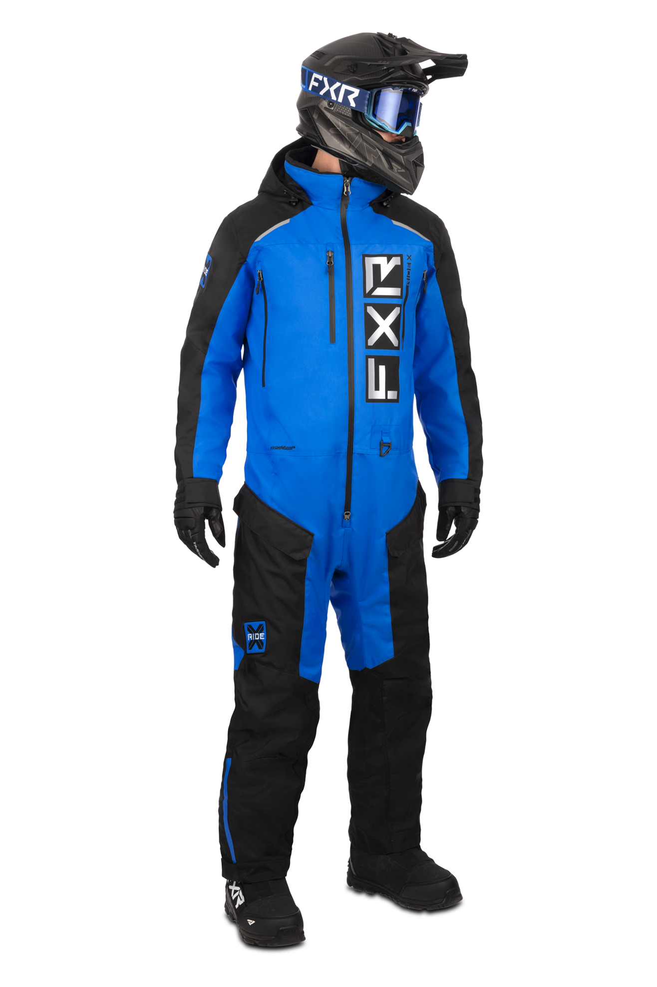 FXR Tuta  Recruit F.A.S.T. Insulated Nero-Blu