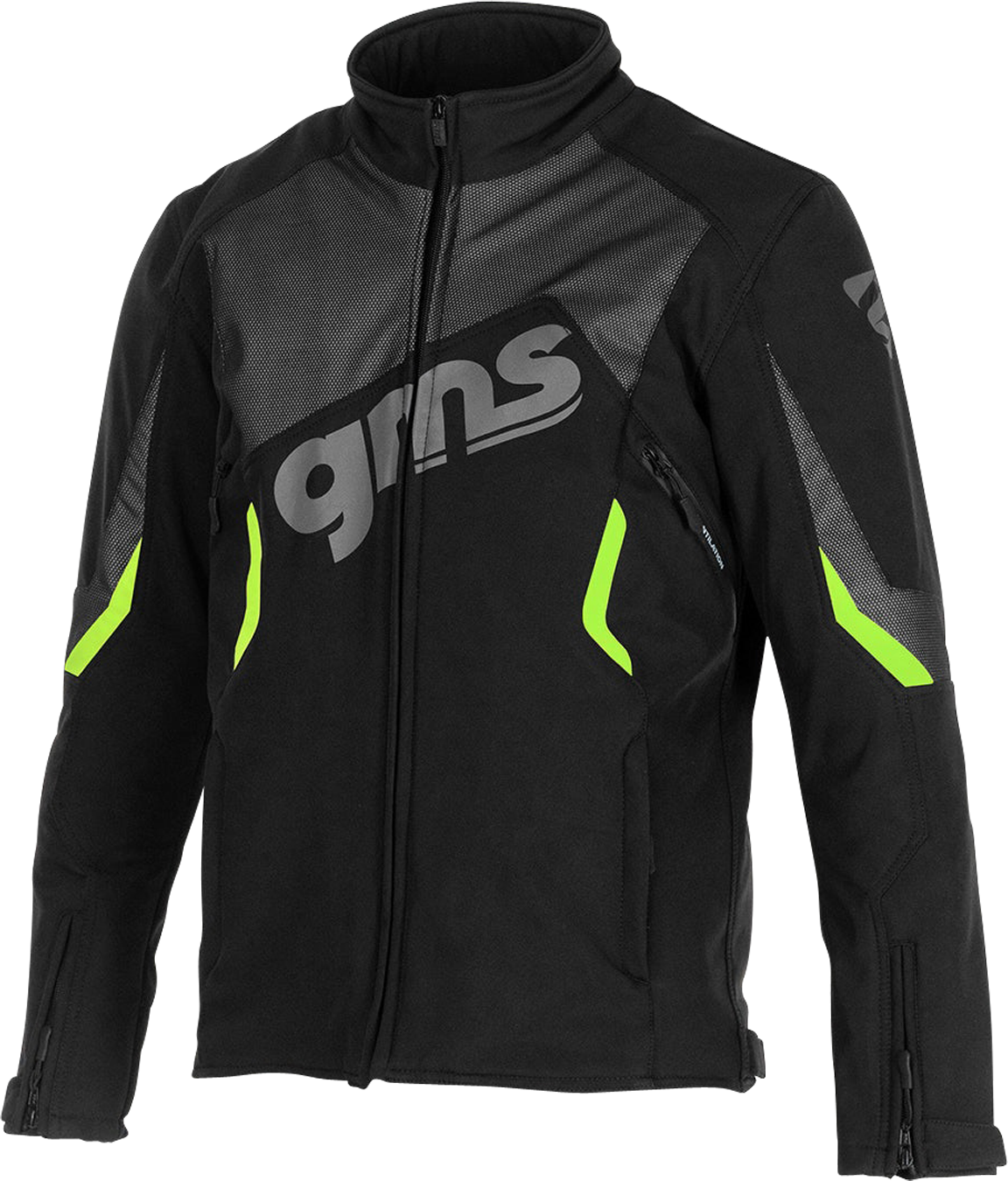 GMS Giacca  Softshell Arrow Verde-Nero