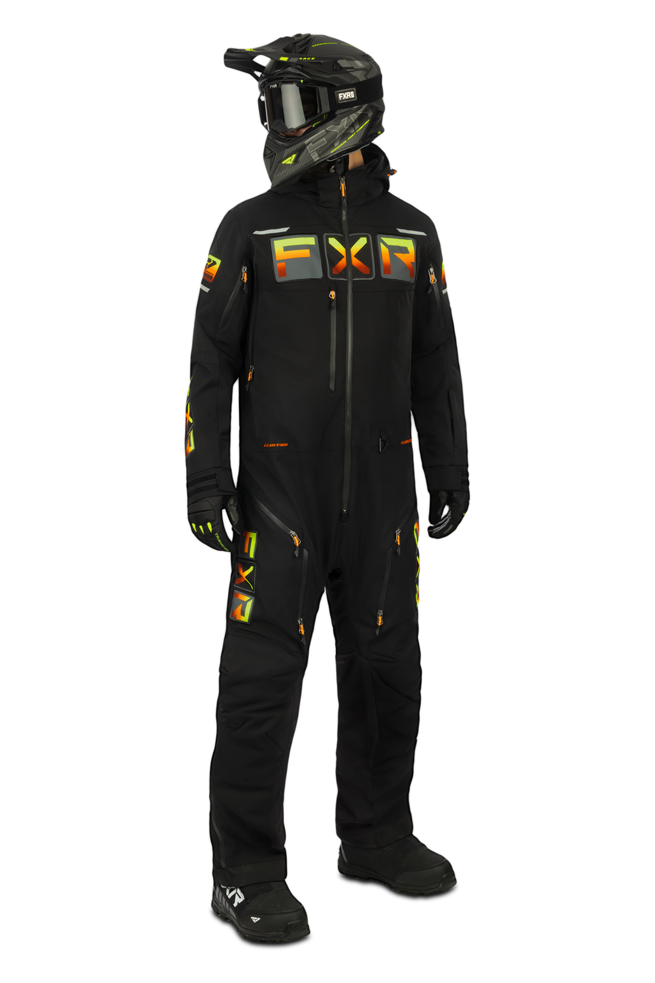 FXR Tuta  Maverick F.A.S.T. Insulated Nero-Inferno