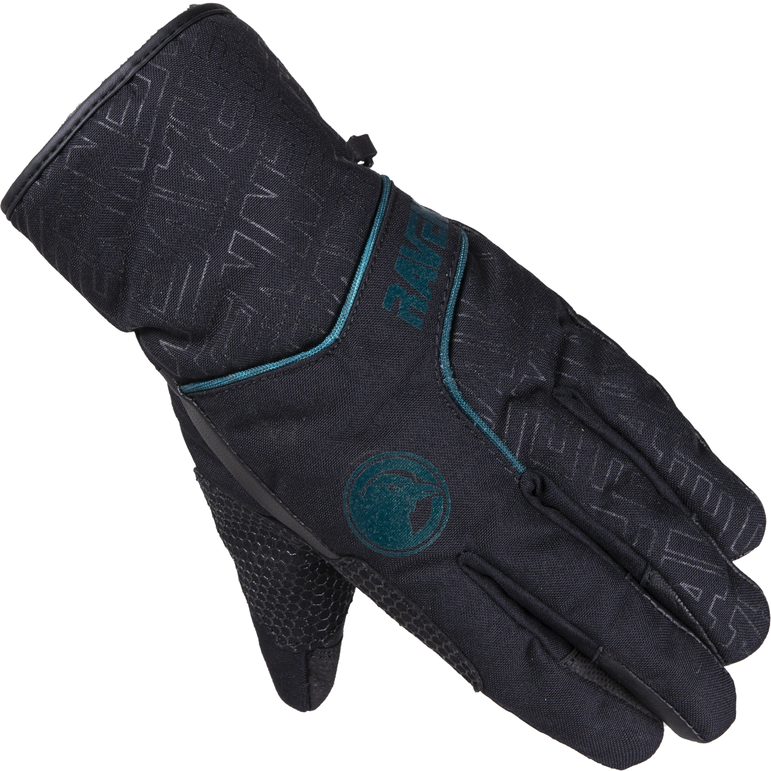 Raven Guanti  Motion Nero-Verde Foresta