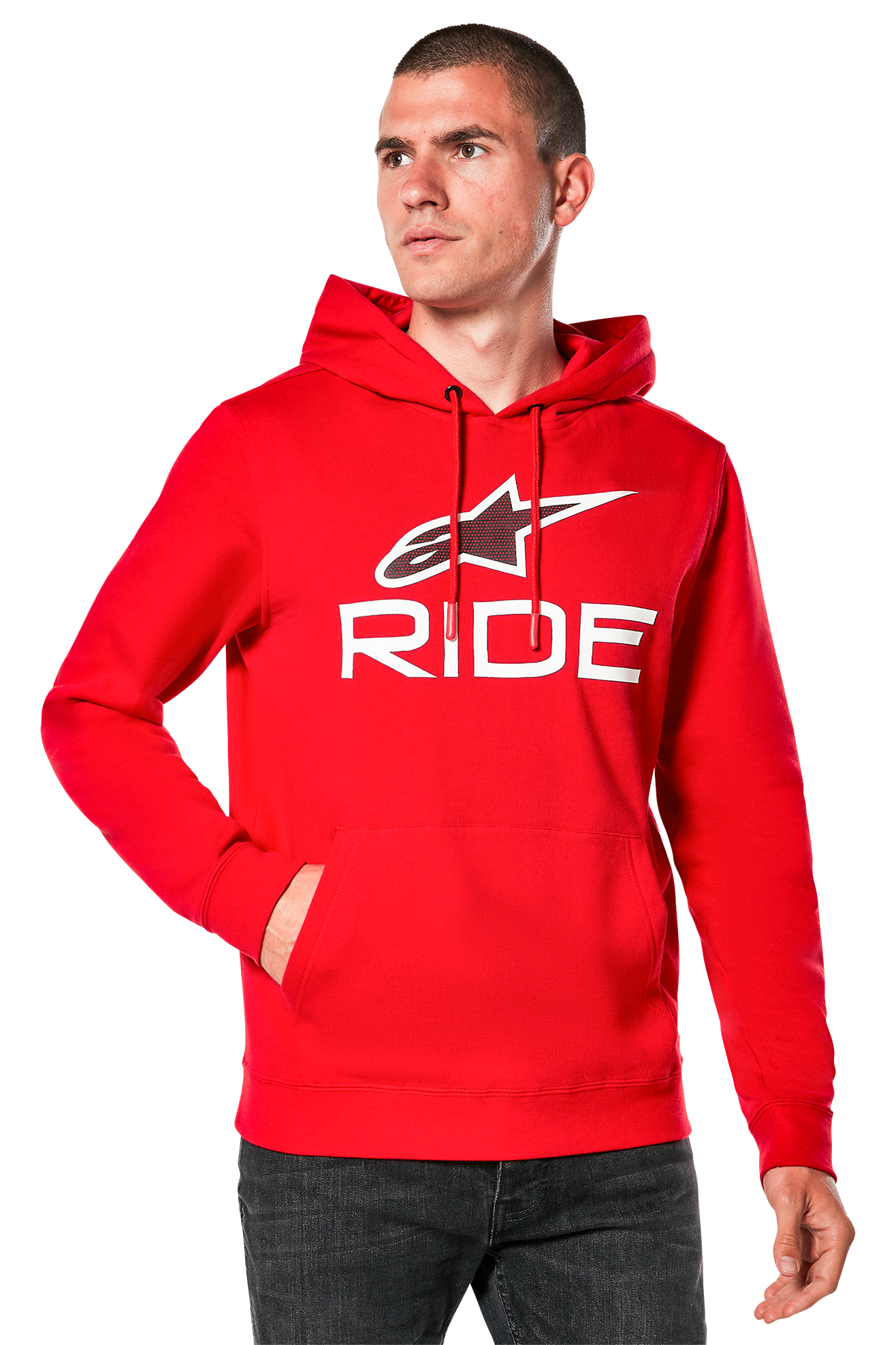 Alpinestars Felpa  Ride 4.0 Rosso-Bianco-Nero